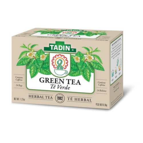 Tadin Green Tea, Contains Caffeine, Herbal Tea